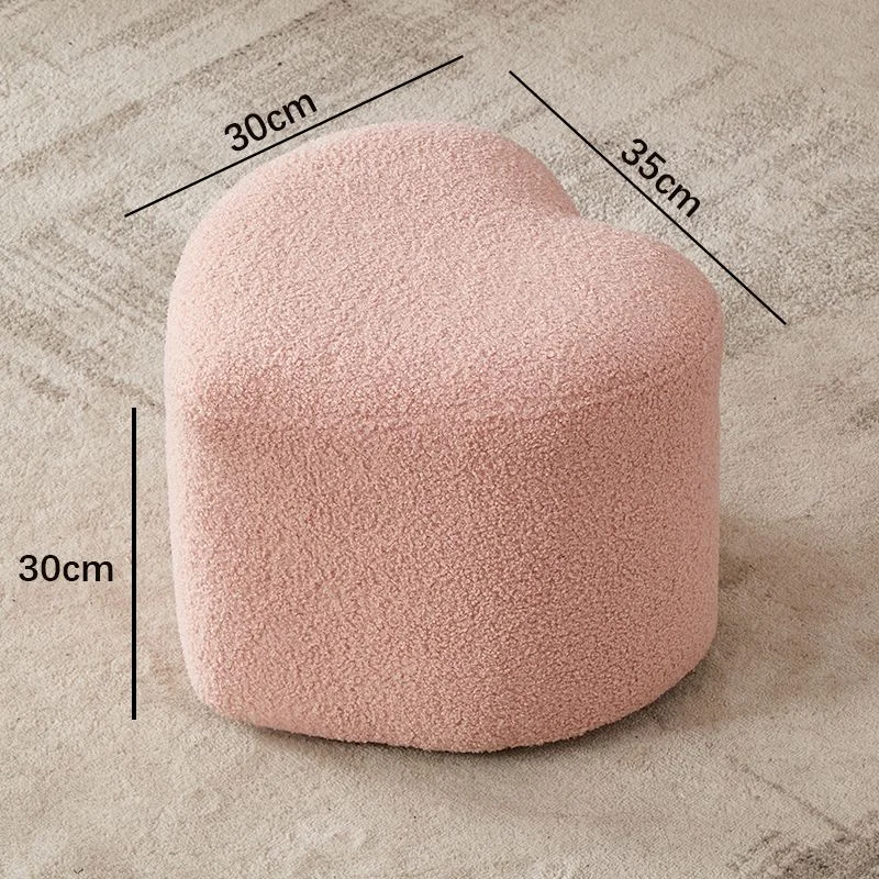 Nordic Simple Modern Low Stool Small Stools Cute Personality Design Lamb Velvet Round Ottomans Changing Shoe Stool Makeup Stools
Nordic Simple Modern Low Stool Small Stools Cute Personality Design Lamb Velvet Round Ottomans Changing Shoe Stool Makeup Stools