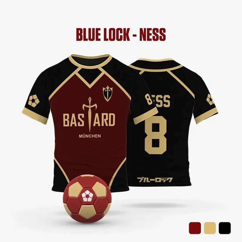 2025 Anime Blue Lock 3D Printed Plus-size Men's T-shirt Sports Quick Drying Breathable Harajuku Game Training Football Jersey
2025 Anime Blue Lock 3D Printed Plus-size Men's T-shirt Sports Quick Drying Breathable Harajuku Game Training Football Jersey