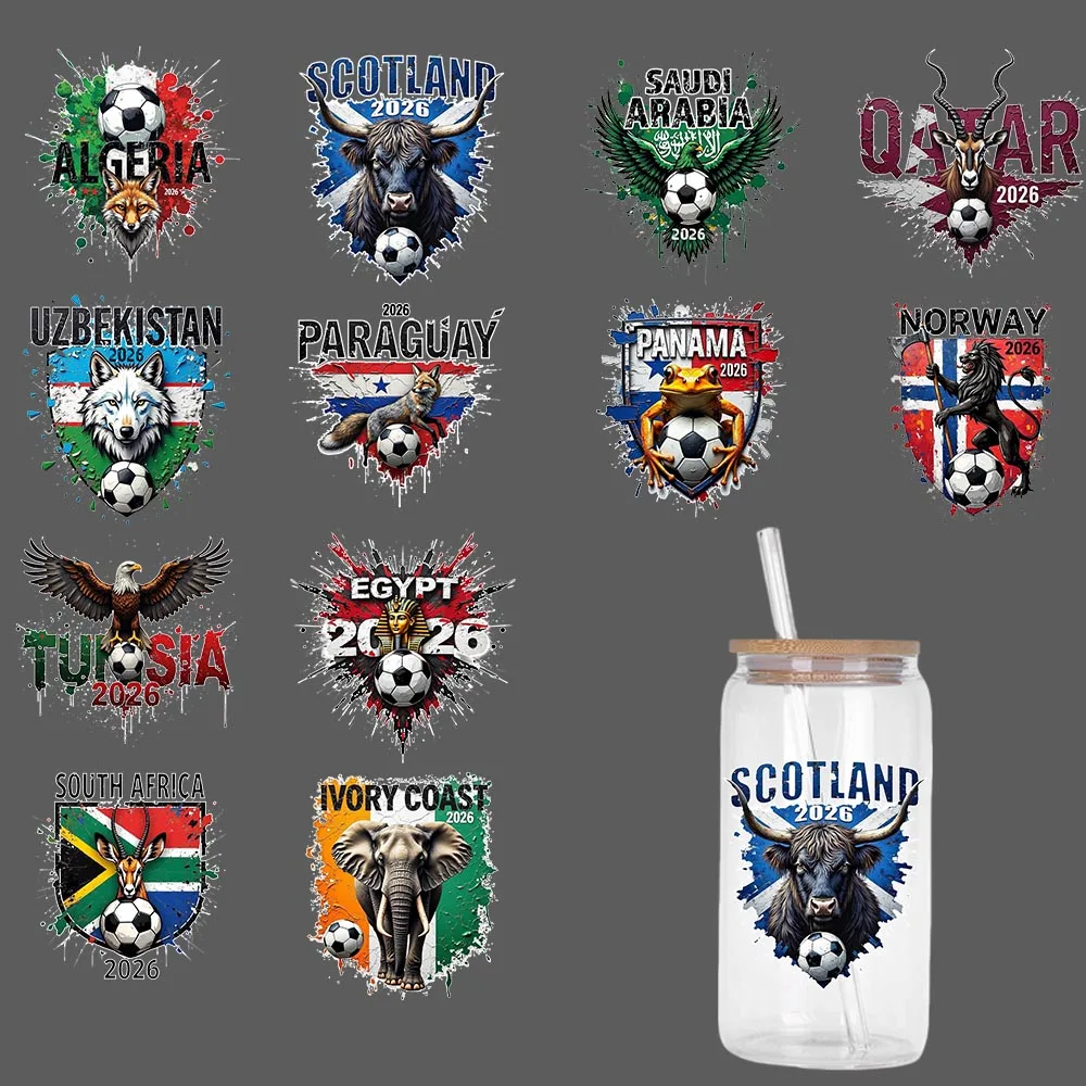 12 sheets 4 inches 2026 Football national team Party DIY Decals 3D transfers uvdtf tumbler seal stickers 16oz uv dtf cup wraps
12 sheets 4 inches 2026 Football national team Party DIY Decals 3D transfers uvdtf tumbler seal stickers 16oz uv dtf cup wraps