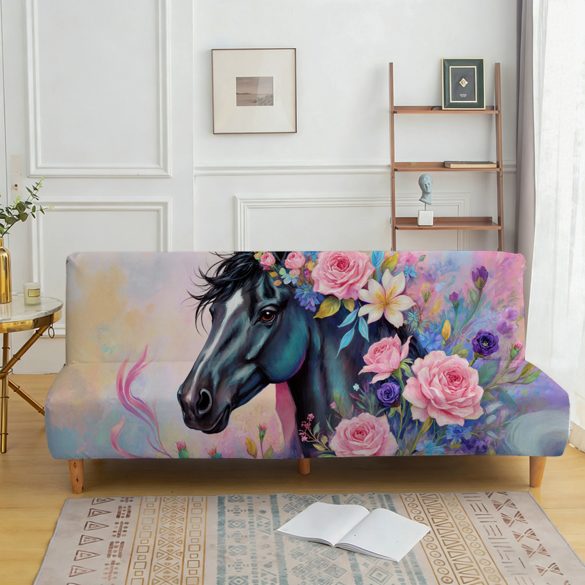 Эластичное покрывало для дивана-кровати Garland Horse, подходит для различных стилей домашнего декора, легко устанавливается, можно стирать в машине.
Эластичное покрывало для дивана-кровати Garland Horse, подходит для различных стилей домашнего декора, легко устанавливается, можно стирать в машине.