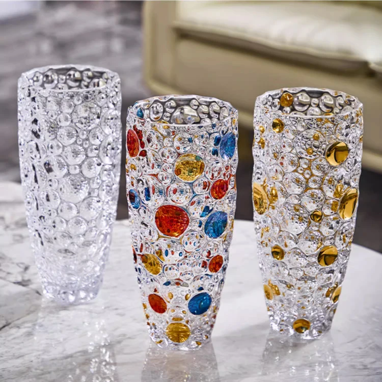 Fashion style! Light luxury modern crystal glass vase home furnishing living room countertop flower vase fashion flower ware
Fashion style! Light luxury modern crystal glass vase home furnishing living room countertop flower vase fashion flower ware