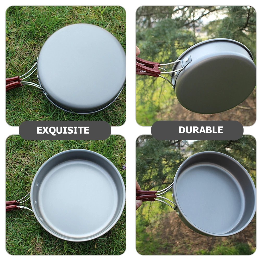 Portable Camping Outdoor Pot Medium Multi Function Frying Pan Size Non stick Frypan Aluminum Camping Accessories
Portable Camping Outdoor Pot Medium Multi Function Frying Pan Size Non stick Frypan Aluminum Camping Accessories
