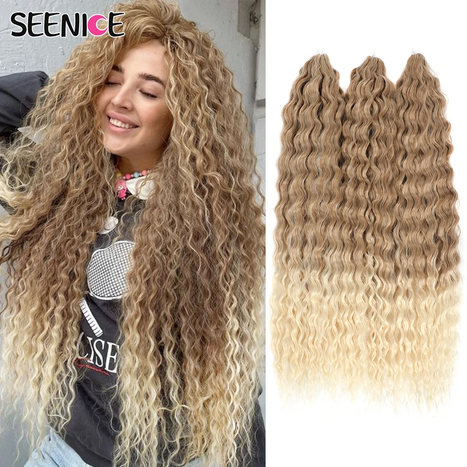 Ariel Hair Synthetic Twist Crochet Curly Hair 22 30 Inch Water Wave Braid Hair Ombre Blonde Deep Wave Braiding Hair Extensions
Ariel Hair Synthetic Twist Crochet Curly Hair 22 30 Inch Water Wave Braid Hair Ombre Blonde Deep Wave Braiding Hair Extensions