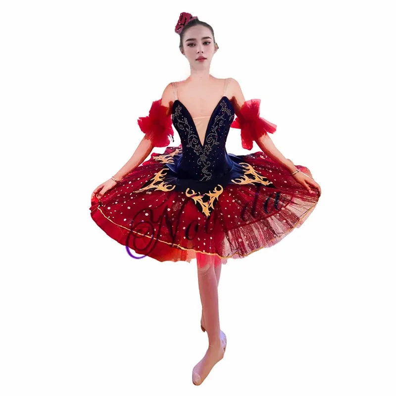 Ballerina Adult Ballet Tutu Professional Women Red Black Swan Pancake Tutu Skirt Dress Kids Girl Dance Costume Child Ballet Wear 
Ballerina Adult Ballet Tutu Professional Women Red Black Swan Pancake Tutu Skirt Dress Kids Girl Dance Costume Child Ballet Wear