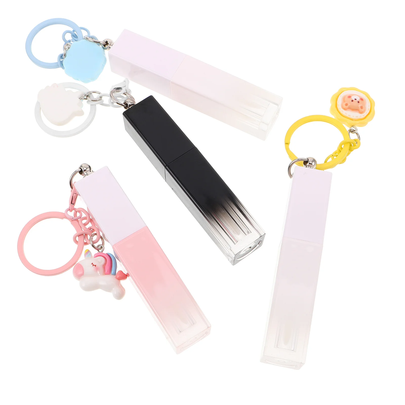 4pcs 3Ml Gradient Empty Lip Gloss Tubes: Refillable Portable Lip Balm Containers For Diy Makeup Travel Keychain Unicorn
4pcs 3Ml Gradient Empty Lip Gloss Tubes: Refillable Portable Lip Balm Containers For Diy Makeup Travel Keychain Unicorn