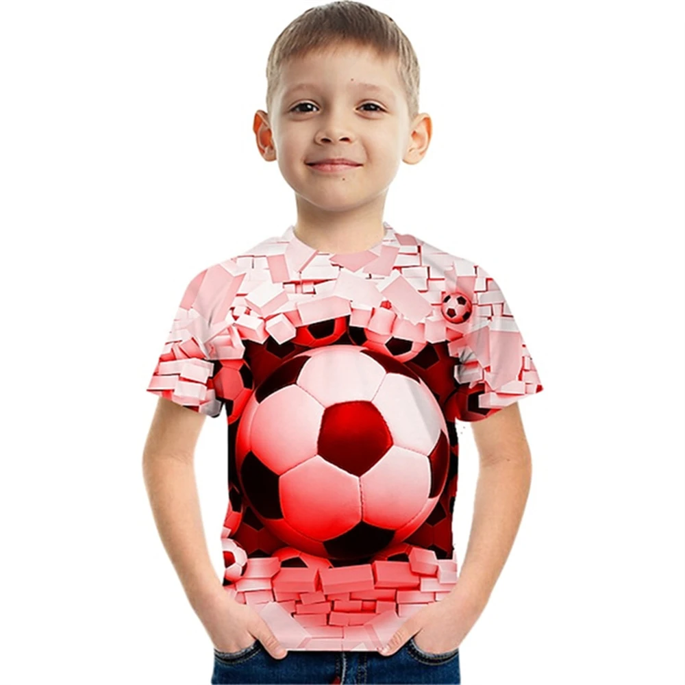 Boys Clothes Summer Child Clothes O-Neck Boy T-Shirt Football Children Top Cartoon Boys Clothes Fashion Children's Clothing Top
Boys Clothes Summer Child Clothes O-Neck Boy T-Shirt Football Children Top Cartoon Boys Clothes Fashion Children's Clothing Top