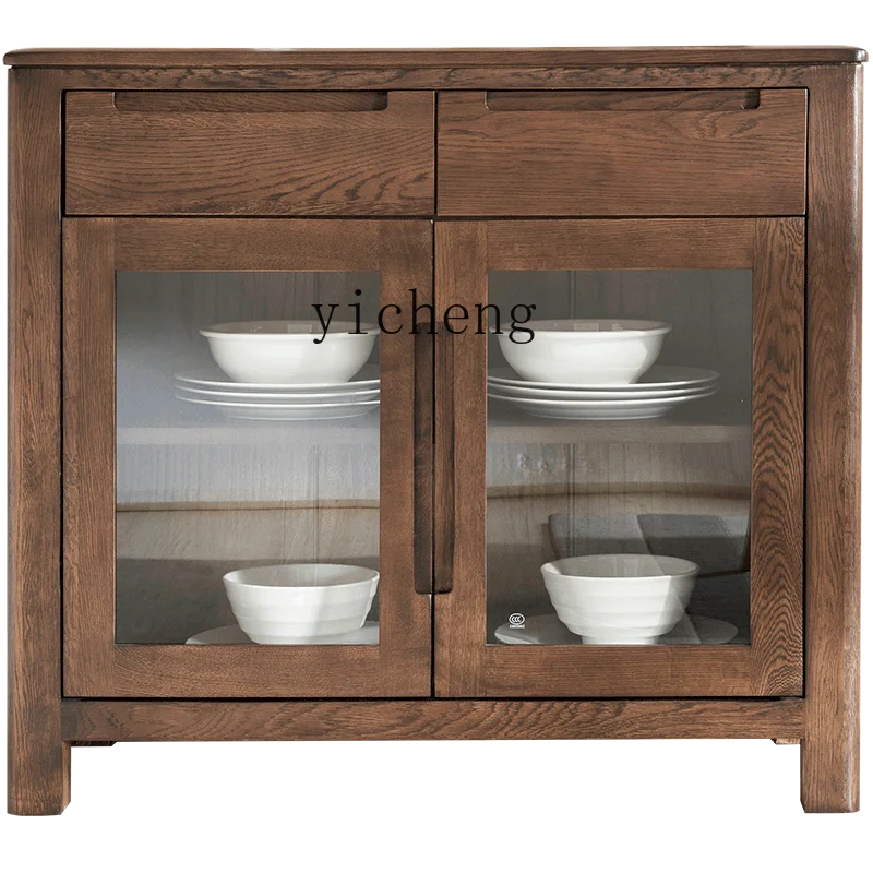 ZF Solid Wood Sideboard Cabinet Oak Solid Wood Side Cabinet Entrance Cabinet Simple
ZF Solid Wood Sideboard Cabinet Oak Solid Wood Side Cabinet Entrance Cabinet Simple