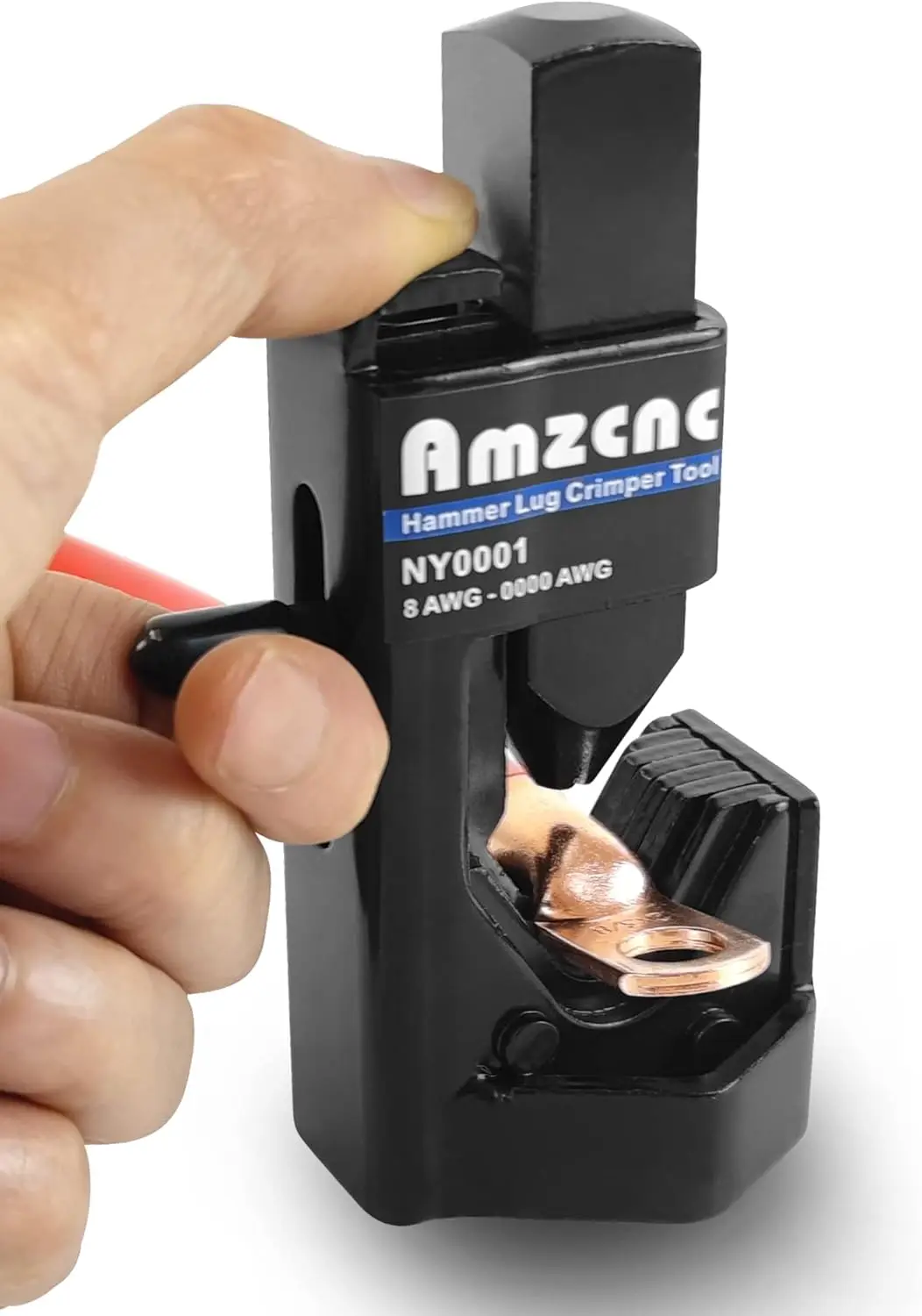 Hammer Lug Crimper Tool for 8 AWG to 4/0 Battery and Welding Cables, Heavy Duty Indent Crimping Tool
Hammer Lug Crimper Tool for 8 AWG to 4/0 Battery and Welding Cables, Heavy Duty Indent Crimping Tool