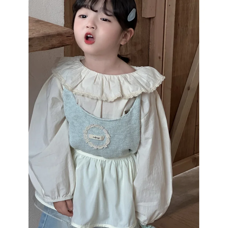 Muzi Ka2025New Girls' Spring Outfit Baby Girl Stylish Casual Knitted Vest Children's Tank Top
Muzi Ka2025New Girls' Spring Outfit Baby Girl Stylish Casual Knitted Vest Children's Tank Top
