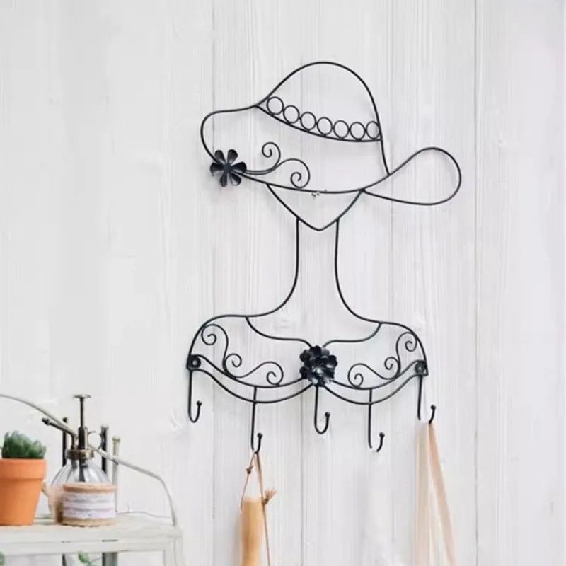 Настенные крючки для девочек в стиле аниме, декоративная вешалка из кованого железа для бутиков и спальни, полка и вешалка для шляп в стиле каваи манга
Настенные крючки для девочек в стиле аниме, декоративная вешалка из кованого железа для бутиков и спальни, полка и вешалка для шляп в стиле каваи манга