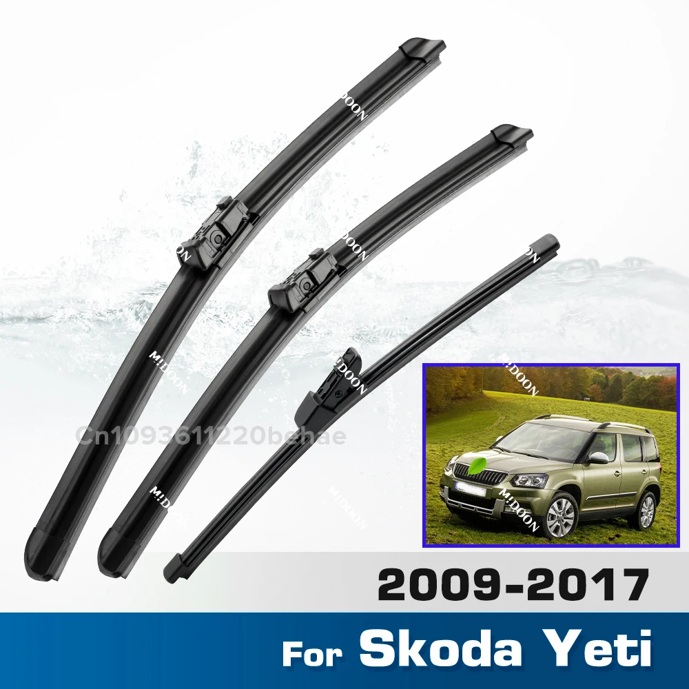 Wiper LHD Front & Rear Wiper Blades Set For Skoda Yeti 2009 - 2017 Windshield Windscreen Window Brushes 24“+19“+11”
Wiper LHD Front & Rear Wiper Blades Set For Skoda Yeti 2009 - 2017 Windshield Windscreen Window Brushes 24“+19“+11”
