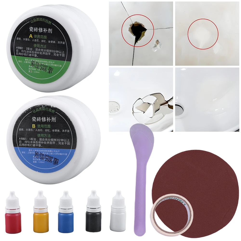 Tile Repair Kit Tile Repair Agent Tile Stone Crack Repair Kit Ceramic Tile Repair Paste for Cracks Holes Chips Scratches Dents
Tile Repair Kit Tile Repair Agent Tile Stone Crack Repair Kit Ceramic Tile Repair Paste for Cracks Holes Chips Scratches Dents