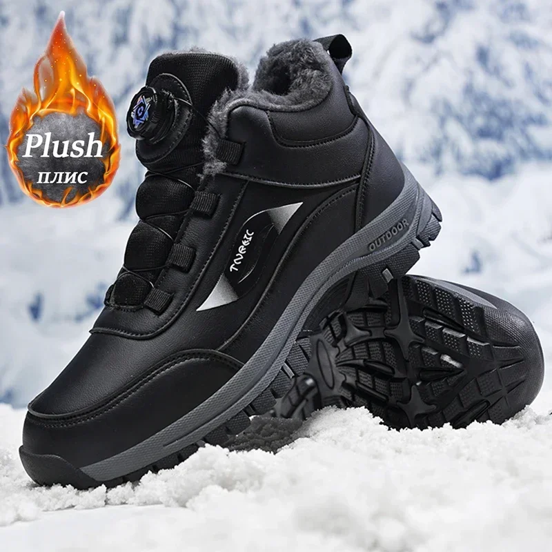 Men's Boots Women Plush Flat Bottom Shoes For Men Waterproof Ankle Boot Winter Boots Male Snow Botines Hiking Boots Femininas
Men's Boots Women Plush Flat Bottom Shoes For Men Waterproof Ankle Boot Winter Boots Male Snow Botines Hiking Boots Femininas