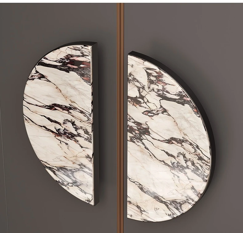 Natural marble glass door handle club box sliding solid wood door handle
Natural marble glass door handle club box sliding solid wood door handle