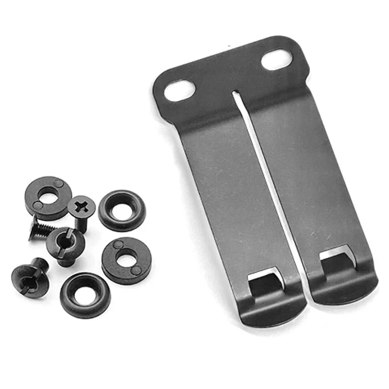 Stainless Steel K-Clip DIY Fastener Waist Back Clip Tool Accessory with Screw Kit
Stainless Steel K-Clip DIY Fastener Waist Back Clip Tool Accessory with Screw Kit