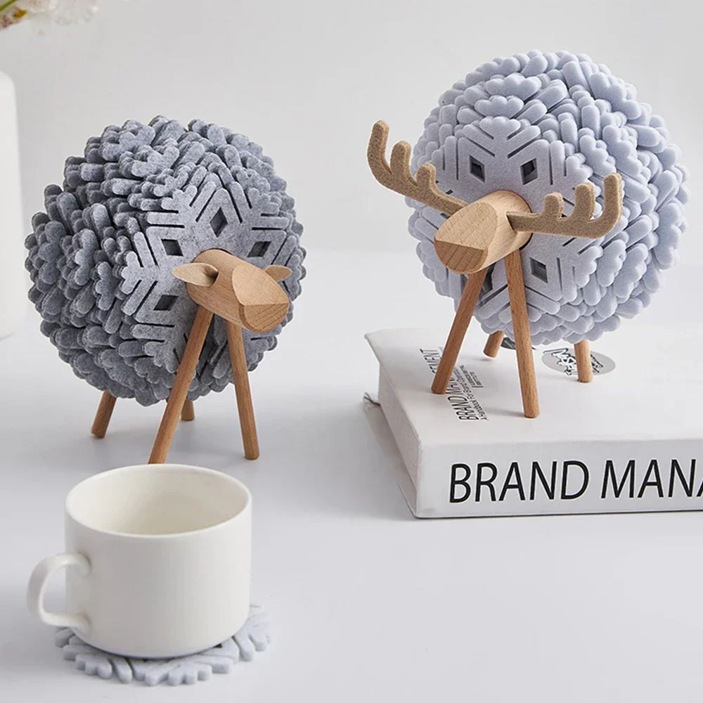 Elk Shape Drink Coasters Cup Pads Insulated Round Felt Cup Mats Creative Home Office Table Decor Art Crafts Gift 2023 New Doir
Elk Shape Drink Coasters Cup Pads Insulated Round Felt Cup Mats Creative Home Office Table Decor Art Crafts Gift 2023 New Doir