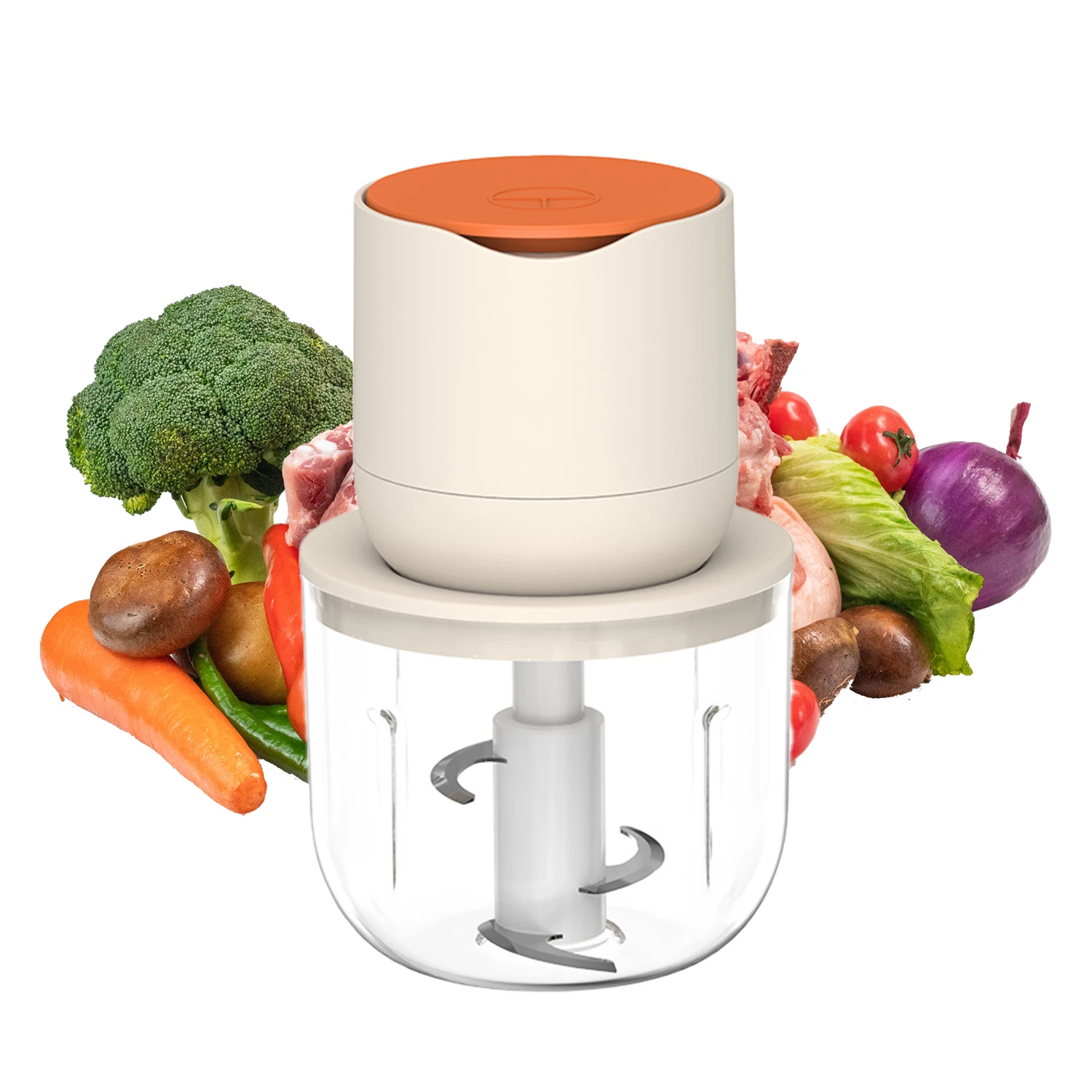 Электрический измельчитель продуктов, овощерезка, 100 Вт, 3 лезвия, компактный измельчитель, электрическая мясорубка для домашнего использования
Электрический измельчитель продуктов, овощерезка, 100 Вт, 3 лезвия, компактный измельчитель, электрическая мясорубка для домашнего использования