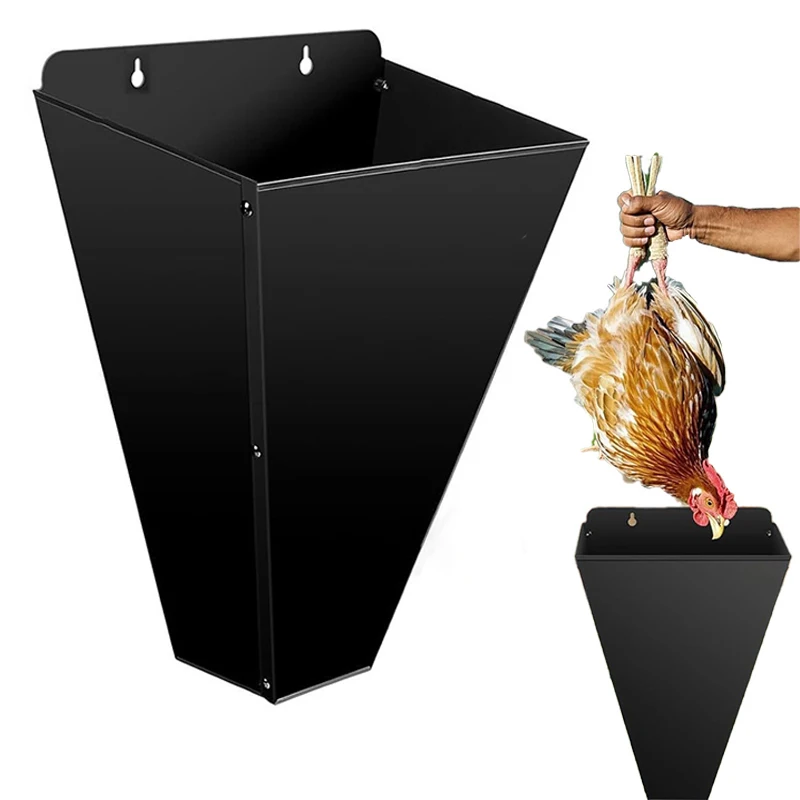 Iron Chicken Butchering Cone Restraining Poultry Hanging Fence Funnel Cone Chicken Butcher Tools Reusable Farm Animal Supplies
Iron Chicken Butchering Cone Restraining Poultry Hanging Fence Funnel Cone Chicken Butcher Tools Reusable Farm Animal Supplies