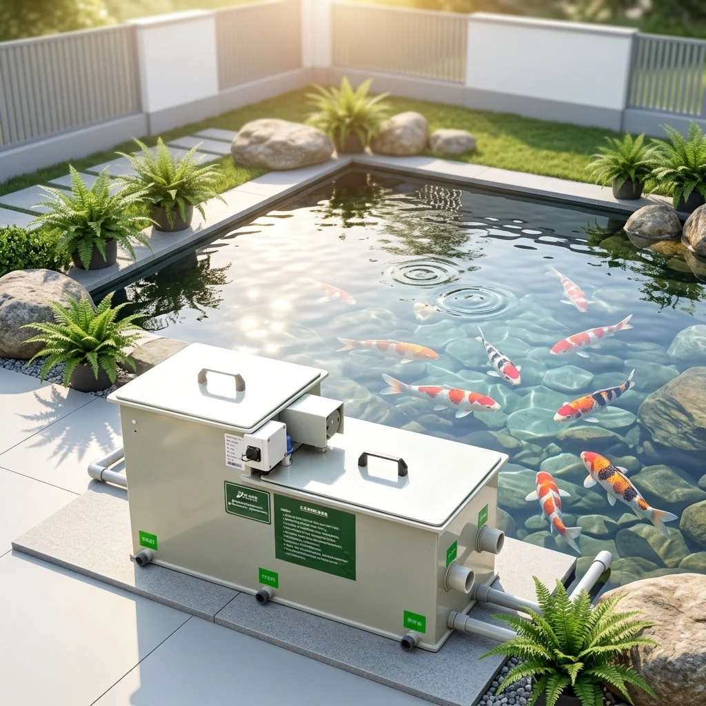 Rotary Drum Pond Filter Household Combi System For Small Fish Pond, Aquarium Koi Tank
Rotary Drum Pond Filter Household Combi System For Small Fish Pond, Aquarium Koi Tank