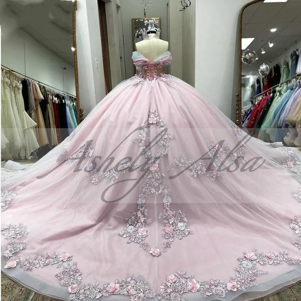 Customized Women Princess Girl Birthday Party Dress Prom Dance Wear Off Shoulder Illusion Ball Gown Quinceanera Dress 15 16
Customized Women Princess Girl Birthday Party Dress Prom Dance Wear Off Shoulder Illusion Ball Gown Quinceanera Dress 15 16