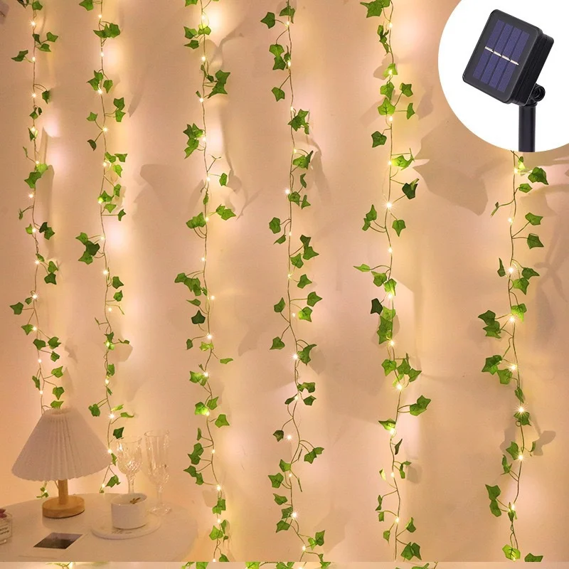 Solar Leaf Flower LED String Lights Artificial Garland Parterre Light Outdoor Wedding Party Garden Fence Inner Court Decoration
Solar Leaf Flower LED String Lights Artificial Garland Parterre Light Outdoor Wedding Party Garden Fence Inner Court Decoration