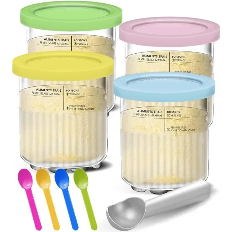 Cream Pints and Lids for Ninja Creamy Icecream Containers Cups Jars Tubs Compatible with NC501 NC500 Ice Cream Maker
Cream Pints and Lids for Ninja Creamy Icecream Containers Cups Jars Tubs Compatible with NC501 NC500 Ice Cream Maker