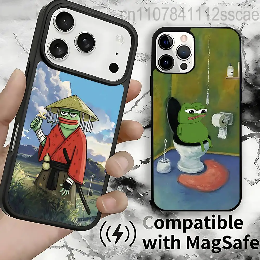 Funny P-Pepe the Frog Magnetic Case: Compatible with IPhone 17,16,15,14,13,12,11,Pro,Max,Plus,Mini,SE4,E
Funny P-Pepe the Frog Magnetic Case: Compatible with IPhone 17,16,15,14,13,12,11,Pro,Max,Plus,Mini,SE4,E