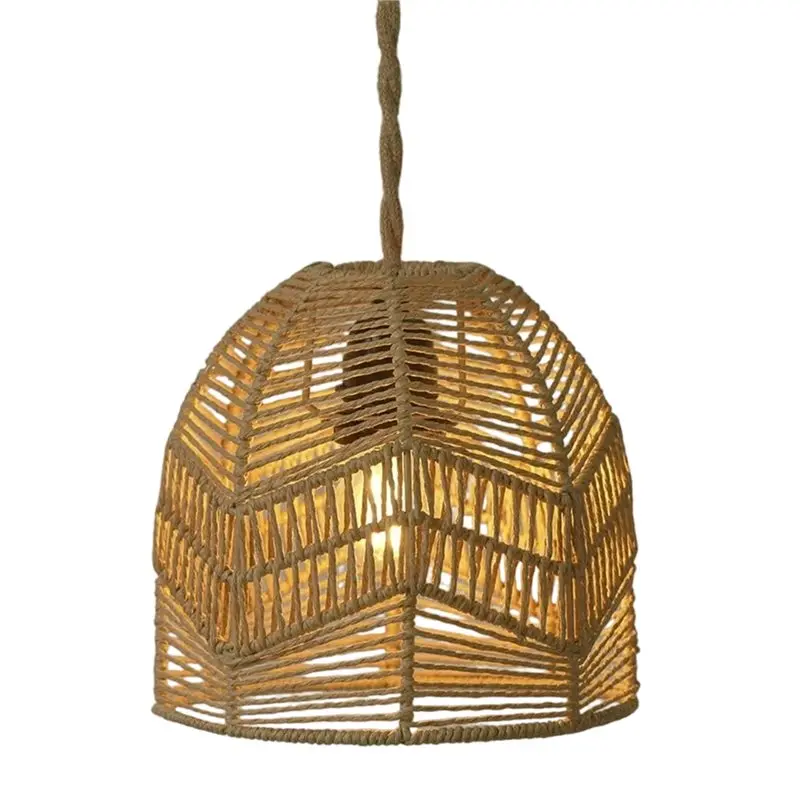 ABBO-Homestays Light Cover Paper Rope Lampshade Hand Woven Accessories For Bedside Lamps
ABBO-Homestays Light Cover Paper Rope Lampshade Hand Woven Accessories For Bedside Lamps
