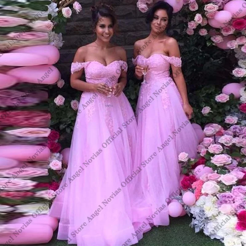 Long Plus Size Pink Bridesmaid Dresses 2026 Off Shoulder for Wedding Party Dress Customized vestido madrinhas casamento
Long Plus Size Pink Bridesmaid Dresses 2026 Off Shoulder for Wedding Party Dress Customized vestido madrinhas casamento