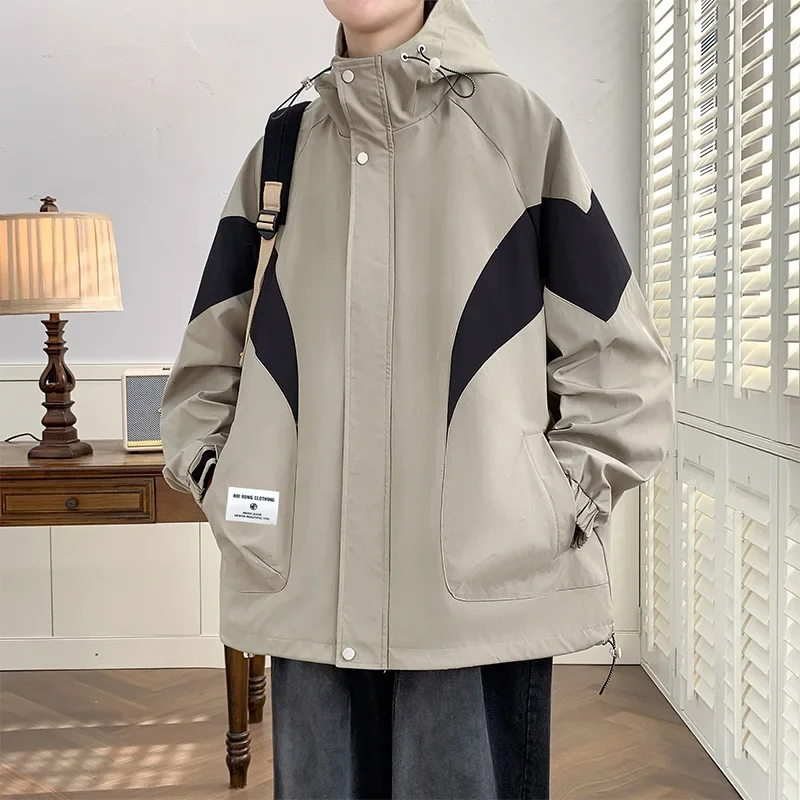 Spring Autumn New Big Kids High Quality Contrast Jacket Fashionable Loose Trendy Outdoor Sports Breathable Neutral Jacket
Spring Autumn New Big Kids High Quality Contrast Jacket Fashionable Loose Trendy Outdoor Sports Breathable Neutral Jacket