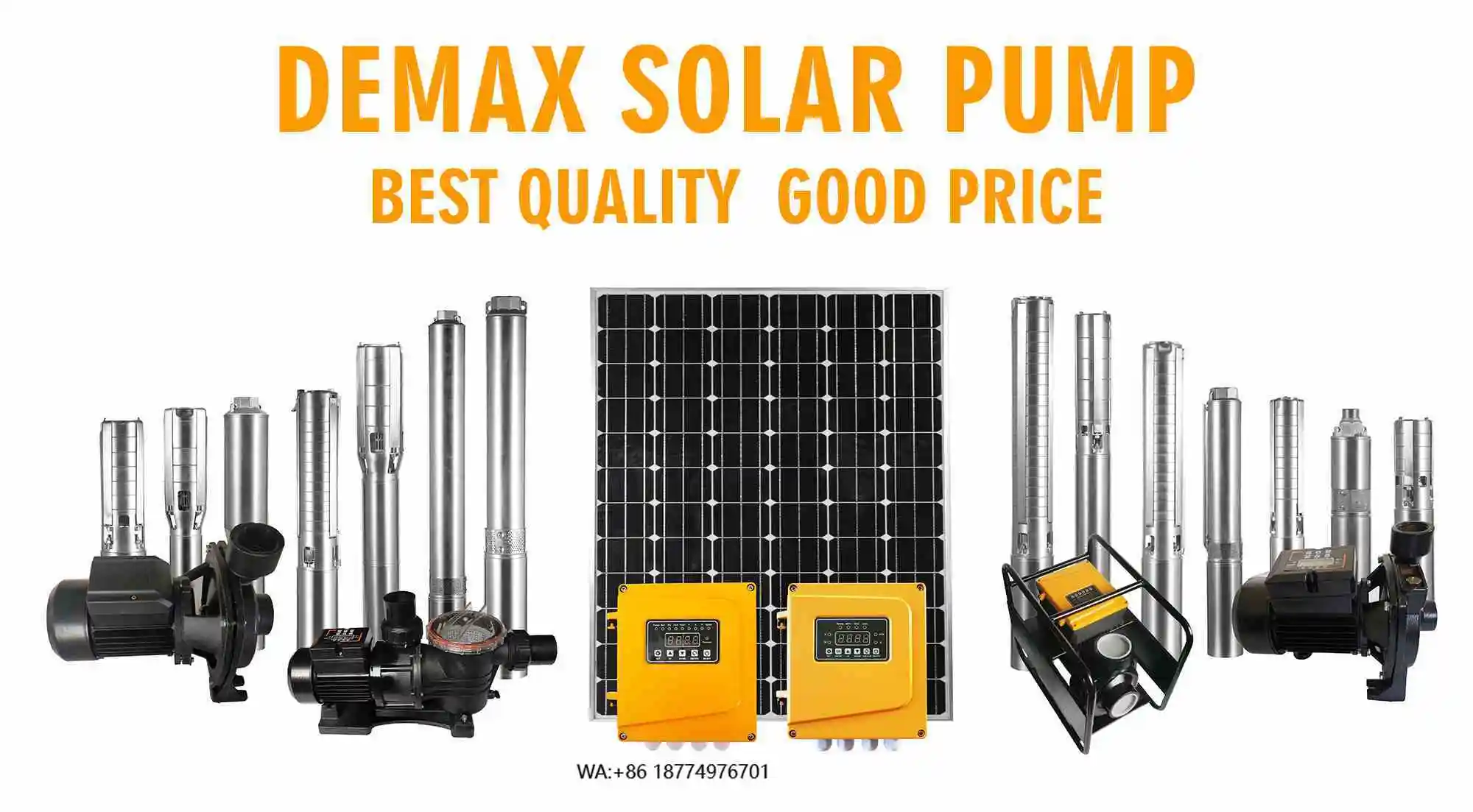 1000W 150V DC Brushless Solar Water Pump 35m Lift 14.2m³/h SS304 ISO TUV Certified 2 Year Warranty for Agricultural Irrigation
1000W 150V DC Brushless Solar Water Pump 35m Lift 14.2m³/h SS304 ISO TUV Certified 2 Year Warranty for Agricultural Irrigation