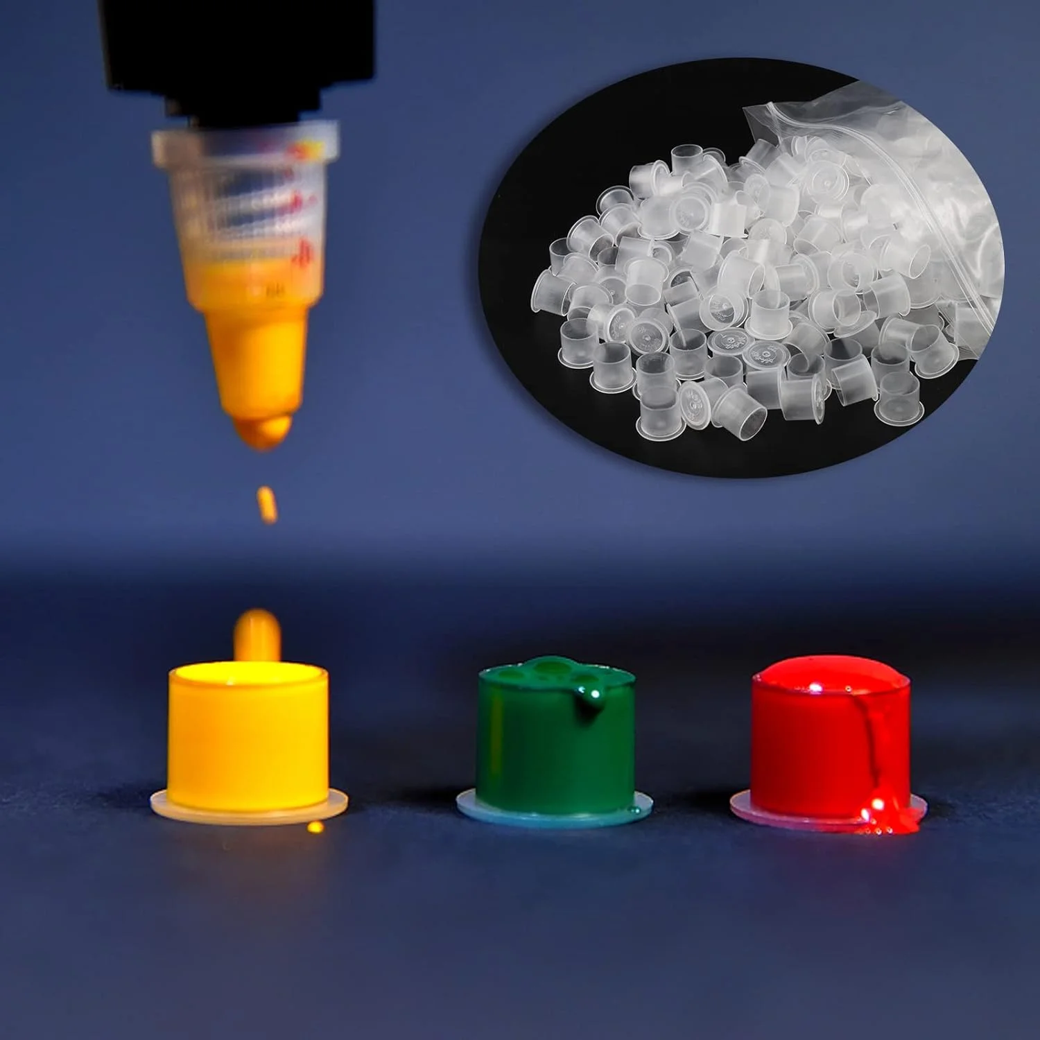 500/1000PCS Disposable Tattoo Transparent Ink Cups Permanent Makeup Coloring Pigment Cup Container Tattoo Accessory
500/1000PCS Disposable Tattoo Transparent Ink Cups Permanent Makeup Coloring Pigment Cup Container Tattoo Accessory