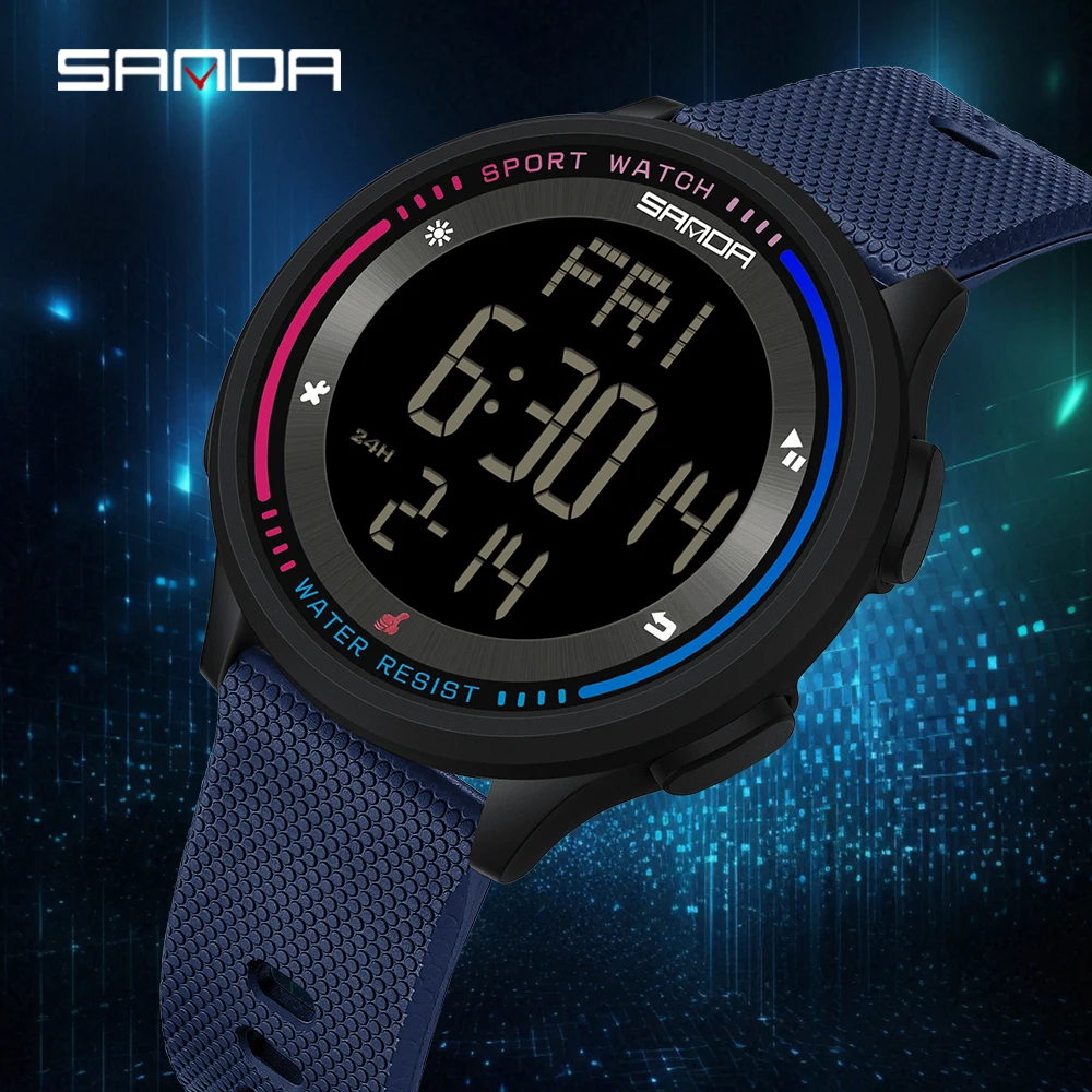 SANDA, лучший бренд, новинка 6158, студенческие электронные часы, светящийся будильник, модные трендовые студенческие электронные часы
SANDA, лучший бренд, новинка 6158, студенческие электронные часы, светящийся будильник, модные трендовые студенческие электронные часы