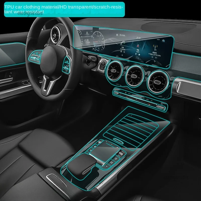 Tpu Film for Mercedes Benz GLA GLB GLA180 GLA200 GLB180 GLB200 Car Interior Sticker Center Console Gear Navigation Door Panel
Tpu Film for Mercedes Benz GLA GLB GLA180 GLA200 GLB180 GLB200 Car Interior Sticker Center Console Gear Navigation Door Panel
