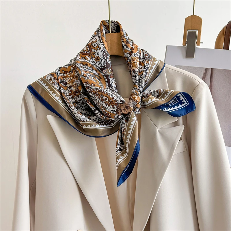Luxury Brand Square Scarf Design Double Side Shawl Wrap 70cm Print Twill Silk Women Hijab Female Foulard Headband Bandana
Luxury Brand Square Scarf Design Double Side Shawl Wrap 70cm Print Twill Silk Women Hijab Female Foulard Headband Bandana