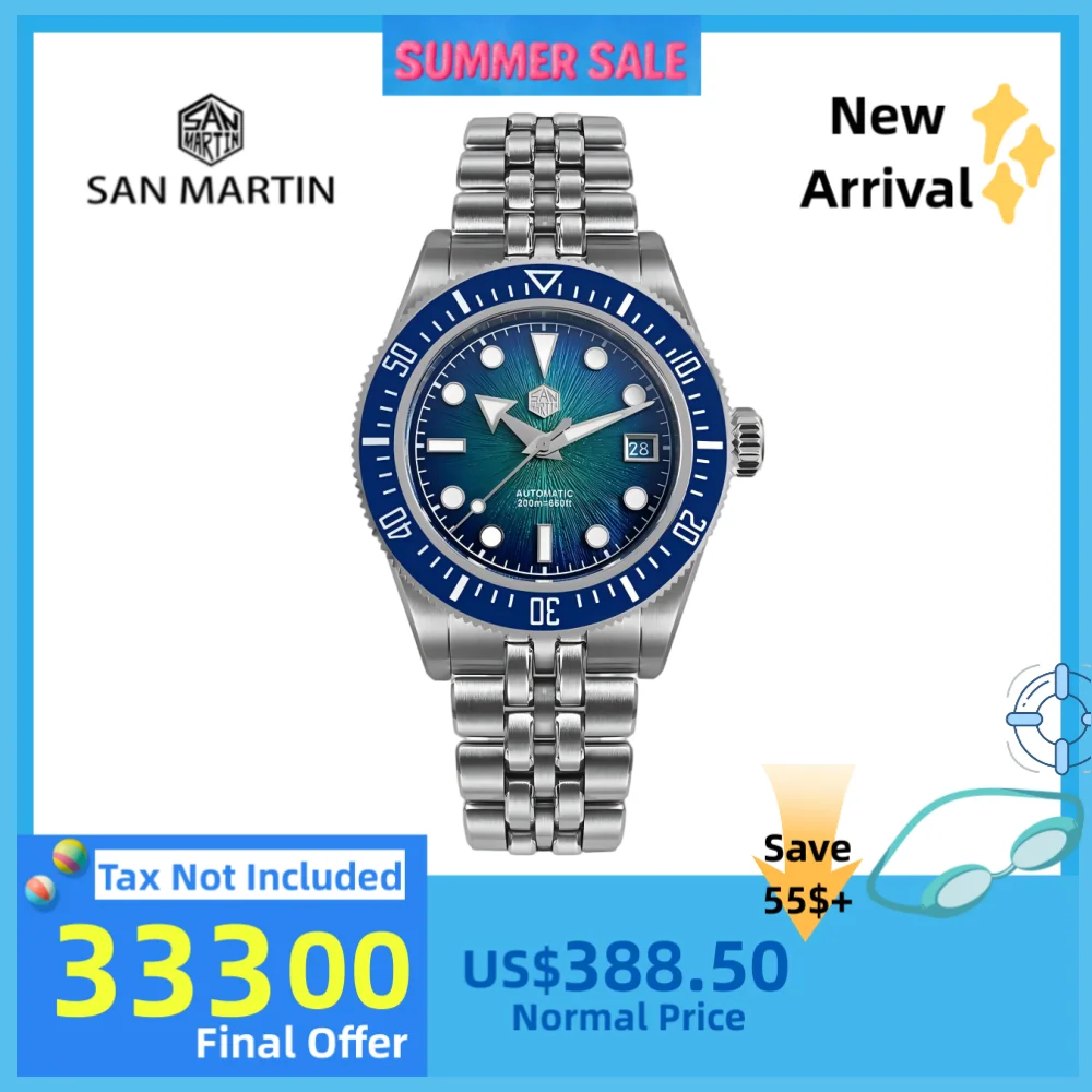 San Martin 40mm 9015 Gradient JianZhan Dial Men Dive Watch 3H Date New Jubilee Bracelet On The Fly Clasp BGW-X1 20Bar SN0148
San Martin 40mm 9015 Gradient JianZhan Dial Men Dive Watch 3H Date New Jubilee Bracelet On The Fly Clasp BGW-X1 20Bar SN0148