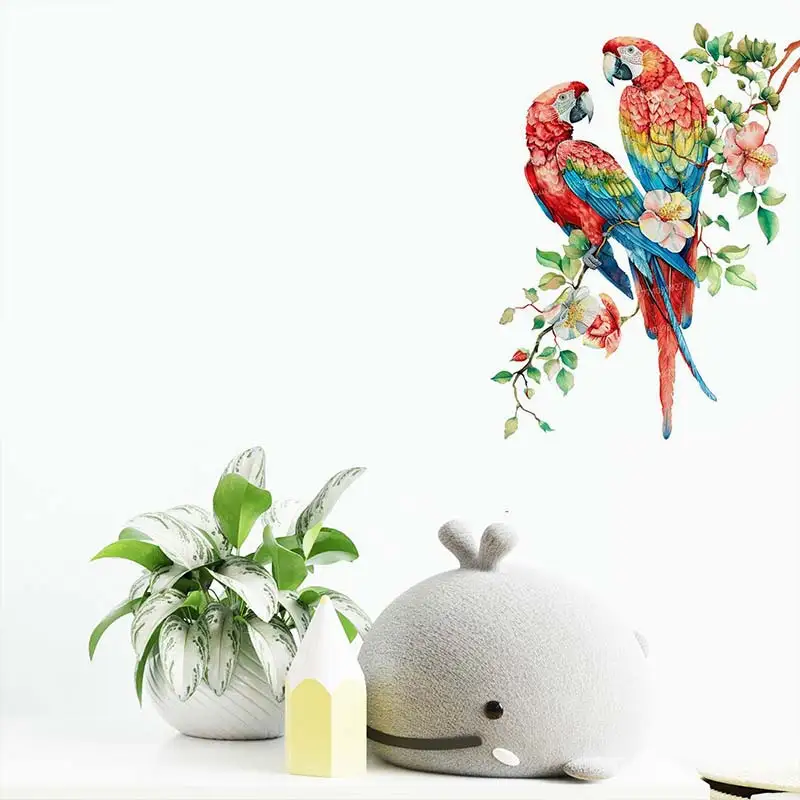 Watercolor Parrot Wall Sticker Art Mural Living Room Bedroom Cabinet Decoration Home Decor Animal Stickers Decals S245
Watercolor Parrot Wall Sticker Art Mural Living Room Bedroom Cabinet Decoration Home Decor Animal Stickers Decals S245
