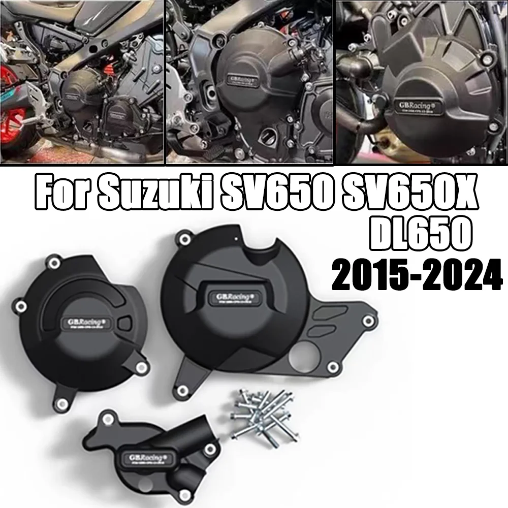 Для Suzuki SV650 X201-2023 DL650 V-STROM2017-2023 VS650 2015-2023 аксессуары для мотокросса дополнительный комплект защиты крышки двигателя
Для Suzuki SV650 X201-2023 DL650 V-STROM2017-2023 VS650 2015-2023 аксессуары для мотокросса дополнительный комплект защиты крышки двигателя