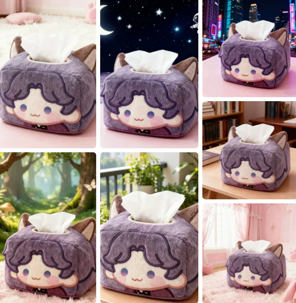 Cosplay Love and Deepspace Rafayel Plush Tissue Box Desktop Decoration Decoration Gifts Official Anime Collection Halloween Gift
Cosplay Love and Deepspace Rafayel Plush Tissue Box Desktop Decoration Decoration Gifts Official Anime Collection Halloween Gift