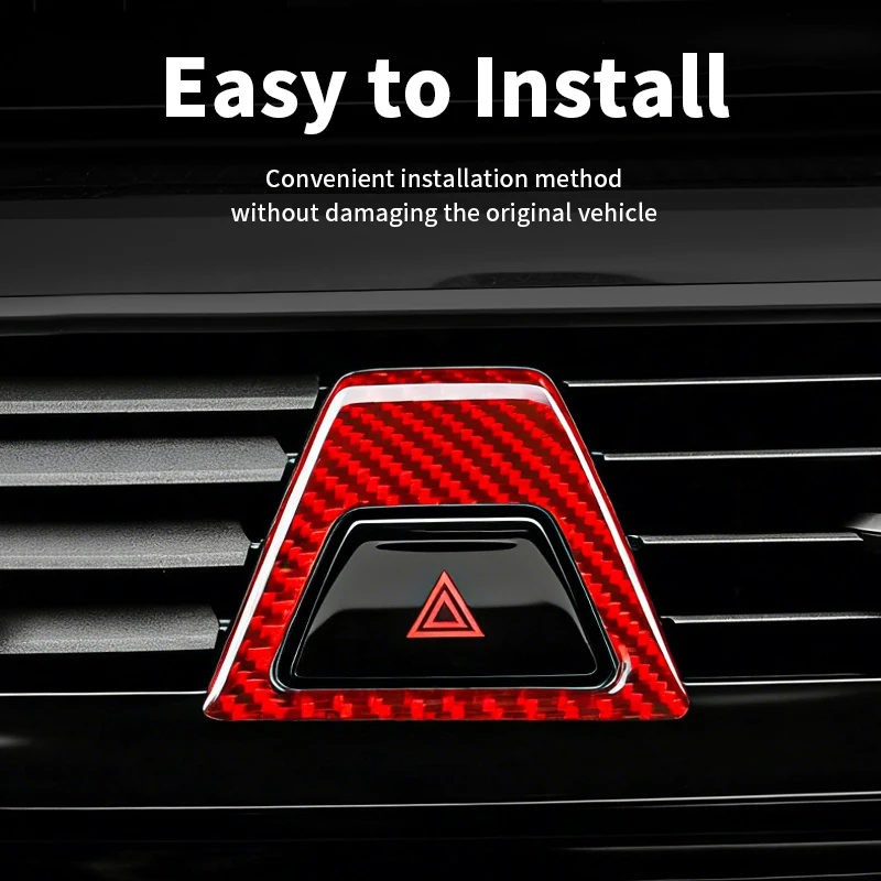 For BMW 5 Series G30 (2016-2023) Carbon Fiber Hazard Light Button Trim Sticker - Anti-Scratch Car Interior Tuning Accessories
For BMW 5 Series G30 (2016-2023) Carbon Fiber Hazard Light Button Trim Sticker - Anti-Scratch Car Interior Tuning Accessories
