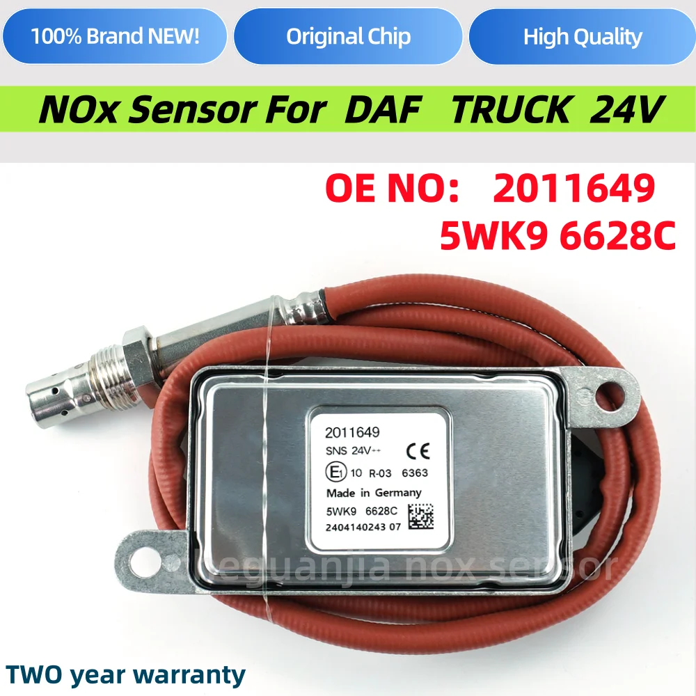 5WK96628C 2011649 Original New Nitrogen Oxide Sensor Nox Sensor 24V For Exhaust Systems Gas DAF Truck CF75 CF85 XF105 XF 1836060
5WK96628C 2011649 Original New Nitrogen Oxide Sensor Nox Sensor 24V For Exhaust Systems Gas DAF Truck CF75 CF85 XF105 XF 1836060