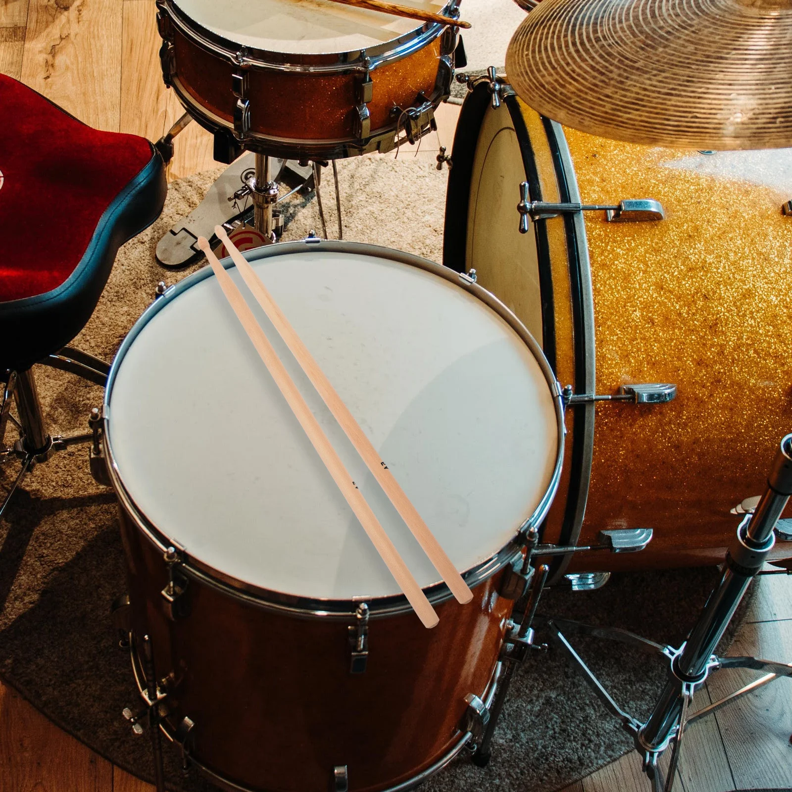 1 Set Steel Wire Brushes, Durable Drumstick Brush Kit For Practice Drums, Wood Stick Set, Drum Instrument Accessories, Multi-Use
1 Set Steel Wire Brushes, Durable Drumstick Brush Kit For Practice Drums, Wood Stick Set, Drum Instrument Accessories, Multi-Use