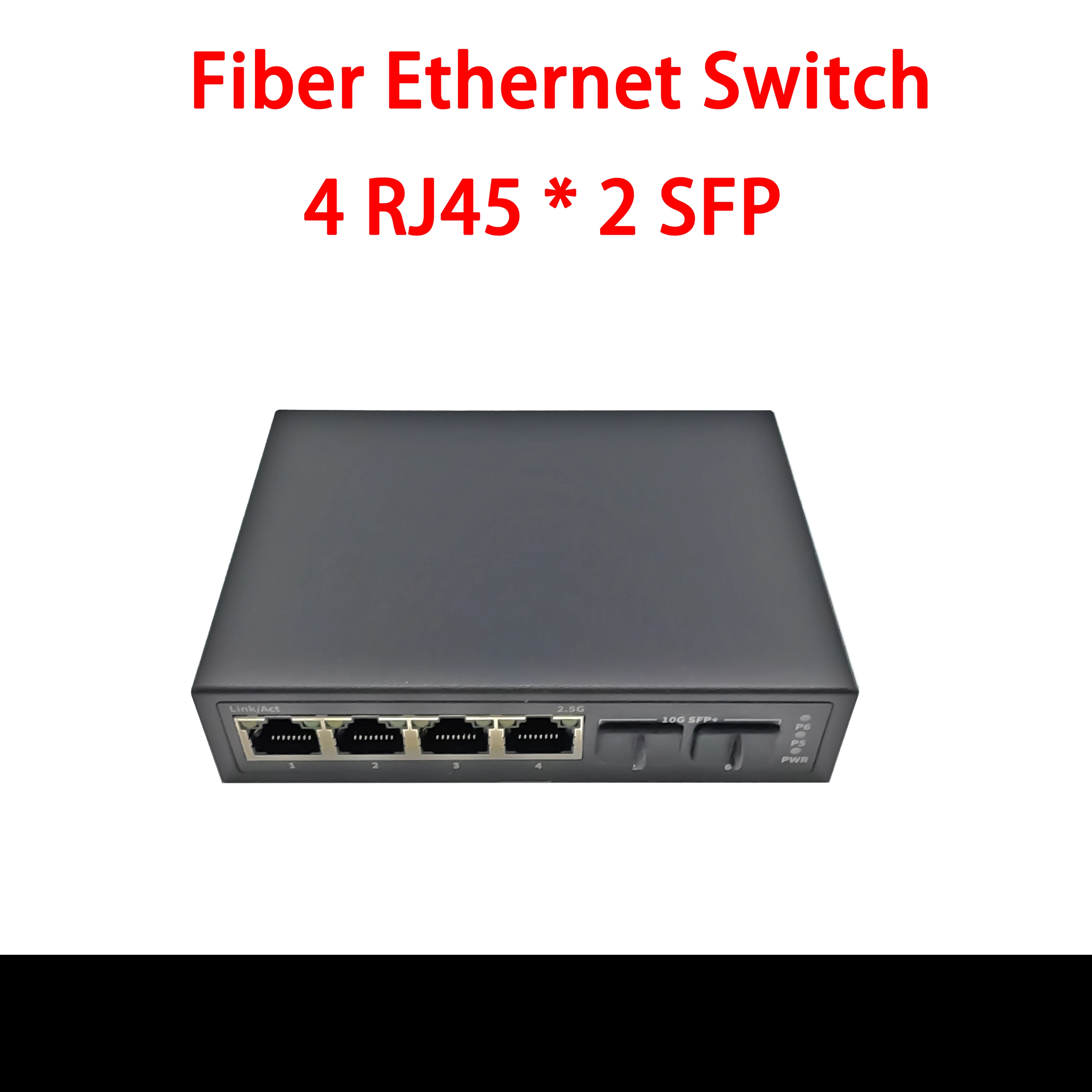 2SFP4E Fiber Gigabit Ethernet switch Optical Media Converter 4 RJ45 2 SFP 10/100/1000M UTP fiber Port PCBA 2F4E
2SFP4E Fiber Gigabit Ethernet switch Optical Media Converter 4 RJ45 2 SFP 10/100/1000M UTP fiber Port PCBA 2F4E