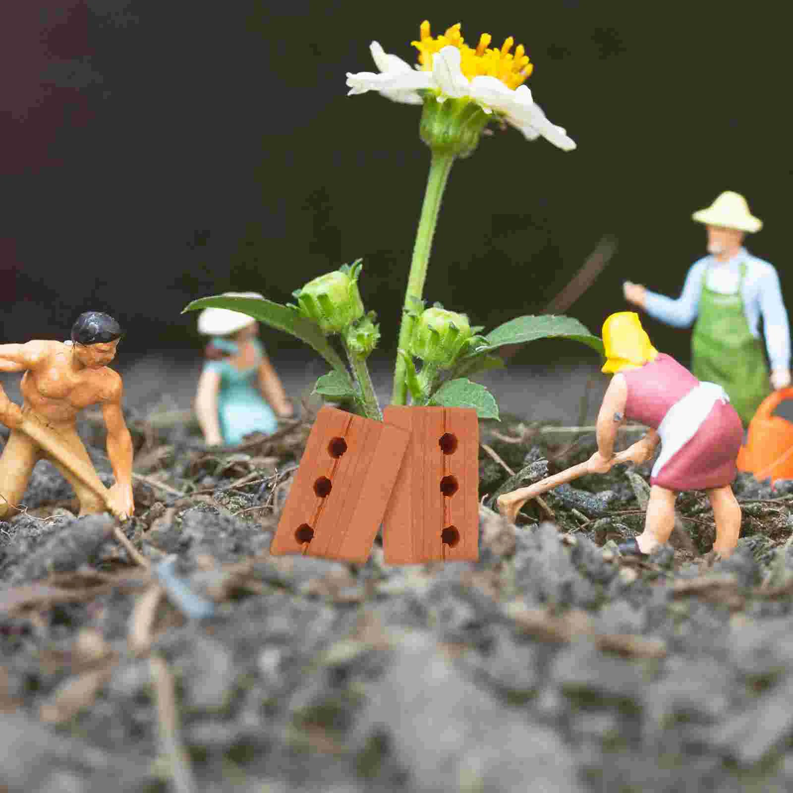 50 Pcs Mini Bricks Model Kit Building Materials Dollhouse Supplies for Garden Landscaping
50 Pcs Mini Bricks Model Kit Building Materials Dollhouse Supplies for Garden Landscaping