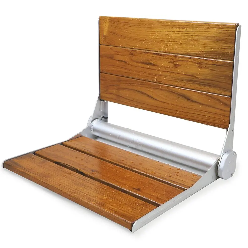 Folding Serena Teak Wood Shower Bench Seat, ADAInspired Accessibility Design, Clear Coated for Extra Protection and Smooth Mode
Folding Serena Teak Wood Shower Bench Seat, ADAInspired Accessibility Design, Clear Coated for Extra Protection and Smooth Mode