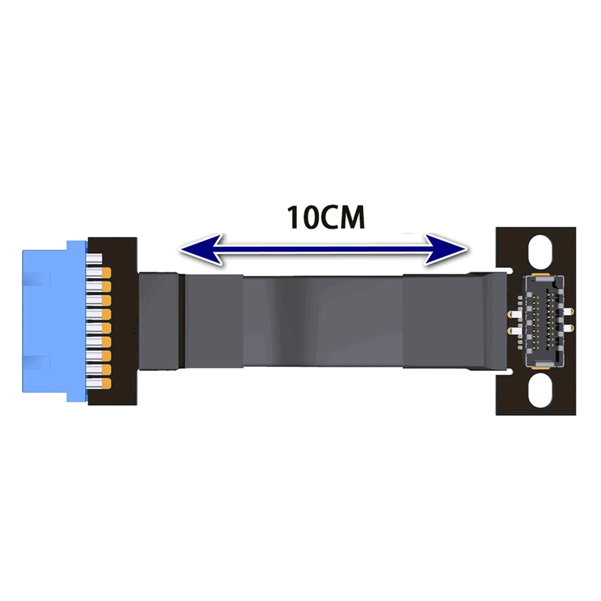 #766Q USB 3.0 to USB 3.1 Type C Adapter for PC Motherboard (plastic)
#766Q USB 3.0 to USB 3.1 Type C Adapter for PC Motherboard (plastic)
