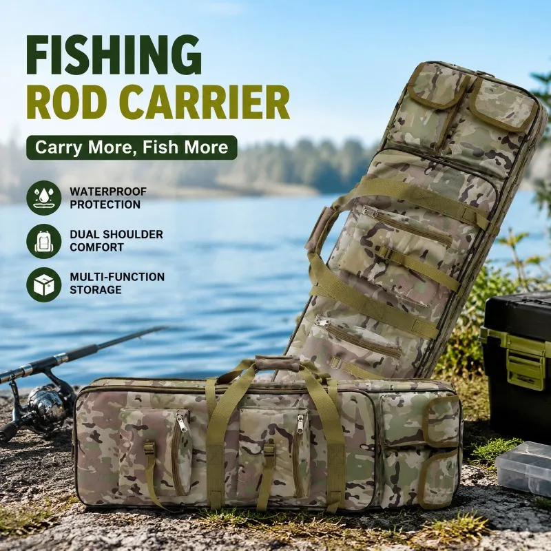 Dual Combination Fishing Bag Waterproof Outdoor Backpack Multifunctional Rod Storage Pack Hiking Travel Tackle Carry Case Field
Dual Combination Fishing Bag Waterproof Outdoor Backpack Multifunctional Rod Storage Pack Hiking Travel Tackle Carry Case Field