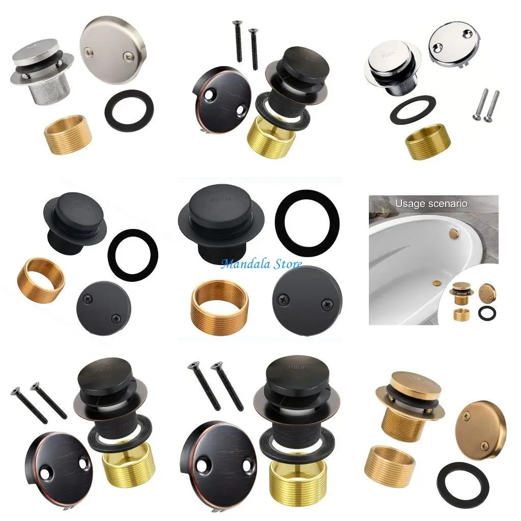 U2JC Bathtub Drain Enhancement set with Overflows Faceplates Bathtub Drain Trim set
U2JC Bathtub Drain Enhancement set with Overflows Faceplates Bathtub Drain Trim set