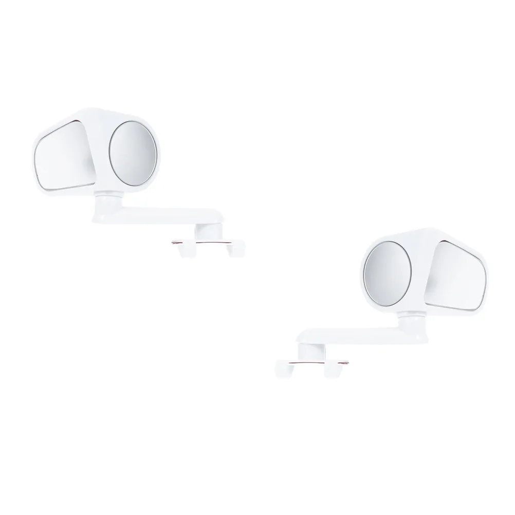 1Pair Car Rearview Auxiliary Mirror Press-to-Adjust 360 Degree Pan Tilt Convex Wide Angle Blind Spot Mirror for Universal
1Pair Car Rearview Auxiliary Mirror Press-to-Adjust 360 Degree Pan Tilt Convex Wide Angle Blind Spot Mirror for Universal