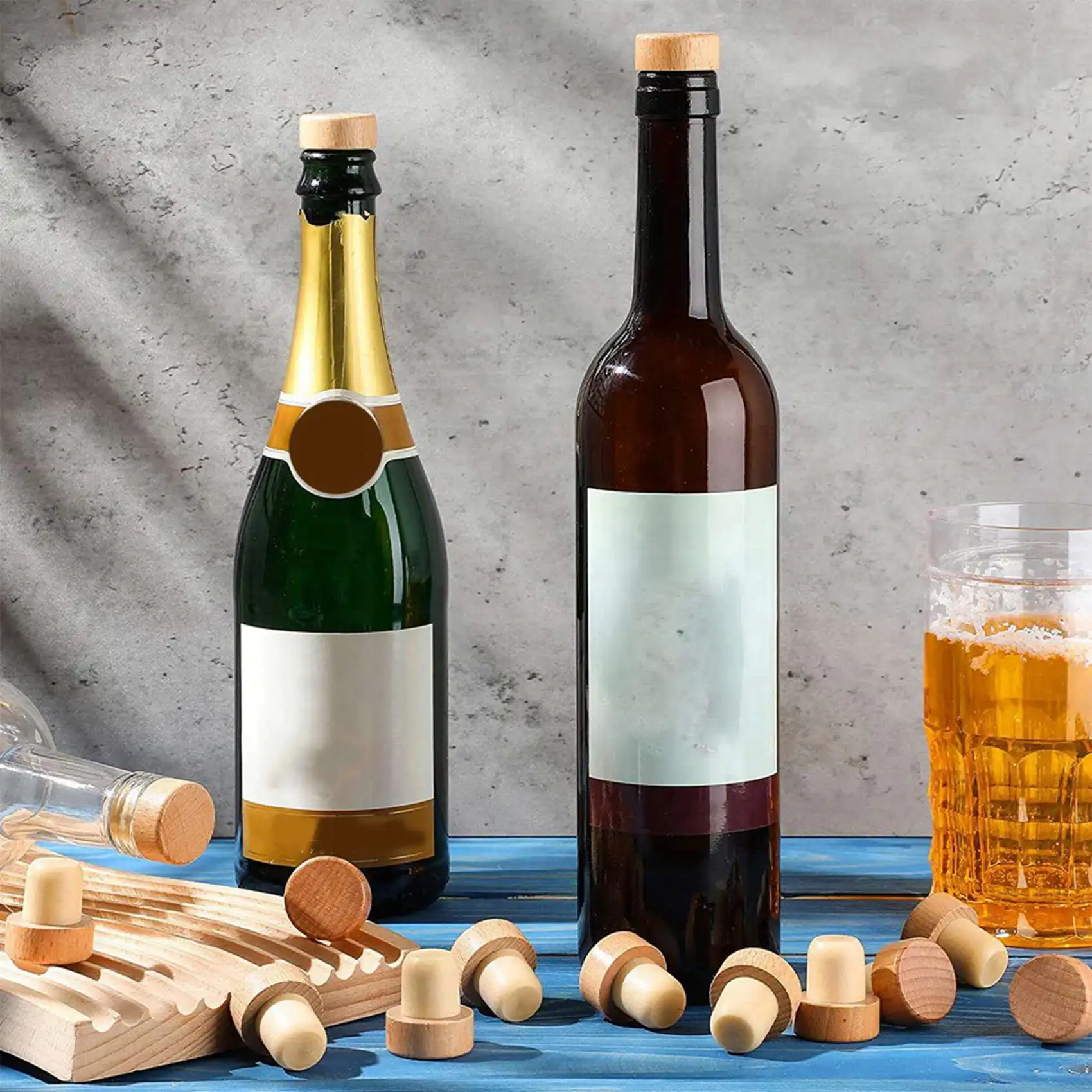 ABWR-60 Pieces T Shape Wine Corks Tasting Corks T Shape Wine Corks With Beech Top Wooden Wine Bottle Stopper Stoppers Bottle
ABWR-60 Pieces T Shape Wine Corks Tasting Corks T Shape Wine Corks With Beech Top Wooden Wine Bottle Stopper Stoppers Bottle
